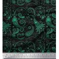 thumbnail image 1 of Soimoi Poly Georgette Fabric Floral & Paisley Printed Fabric 1 Yard 42 Inch Wide, 1 of 3