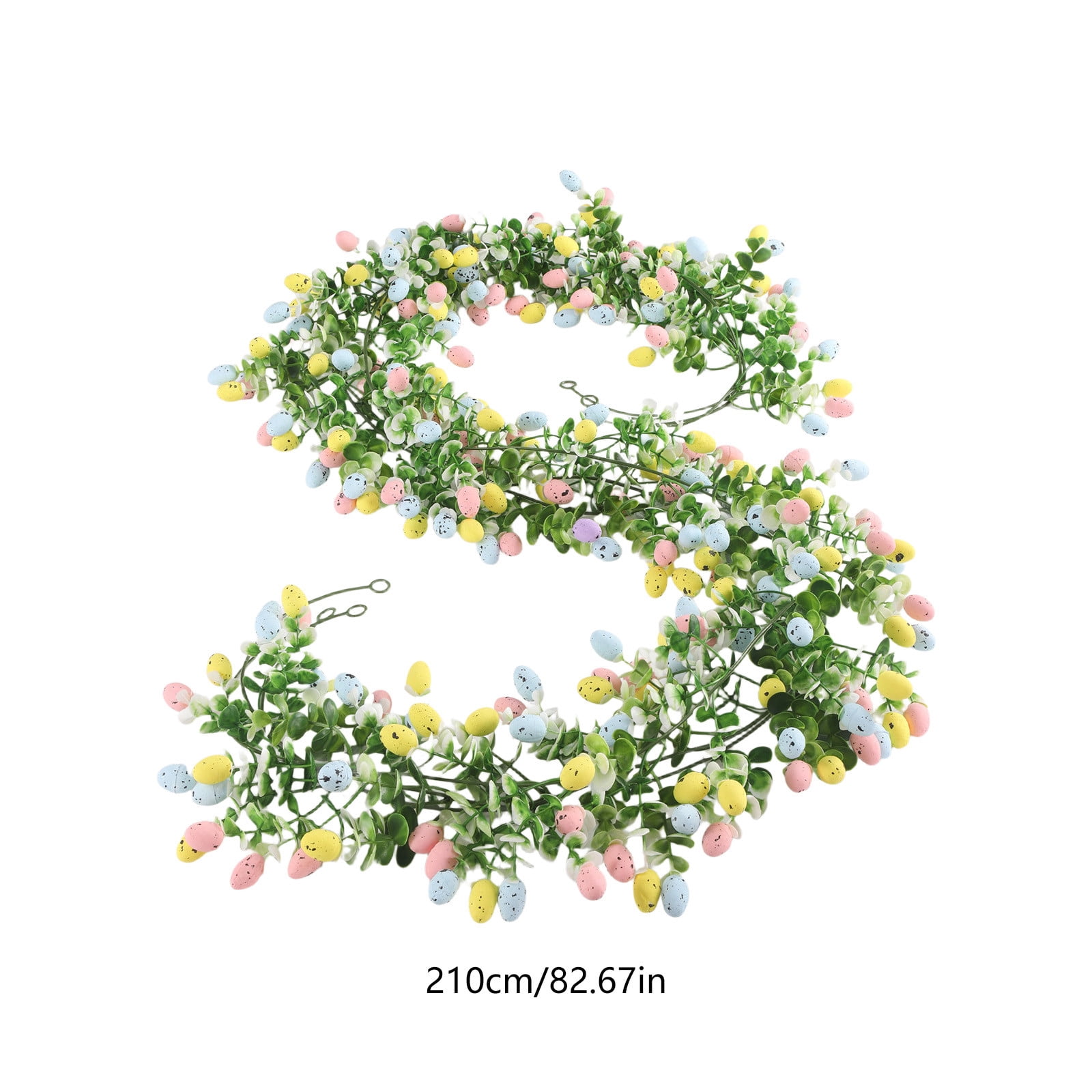Tdxkok Easter Egg Decorations Rattan Green Plants Decorations Plants Wall Hangings Easter Decorations
