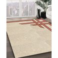 thumbnail image 3 of Ahgly Company Tapis d'Intérieur Lavable en Machine Carré Transitionnel Pérun Brun, 4 Pieds Carré, 3 of 7