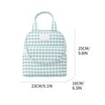 thumbnail image 3 of Boovnll Lunch Box for Women, Reusable Mommy Bag New Checkered Pattern Fashionable Back Milk Bag Outdoor Milk Bottle Insulated Picnic Multi-Purpose Lunch Bag Bento Bag, Lunch Box, Lunch Box for Men, 3 of 5