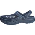 thumbnail image 2 of Pupeez Boys Slide Sandals Navy, 2 of 4