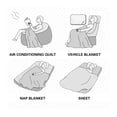 thumbnail image 3 of Fankiway Adult Cotton towel Blanket All Cotton Gauze Cover Blanket Lunch Break towel Blanket Soft Blankets and Throws Clearance Soft Blankets for Couch, 3 of 9