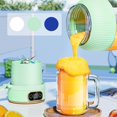 thumbnail image 4 of Huayishang Glass&Bottle Multifunctional Portable Juicer Cup With Digital Display 2024 New Portable Smoothie Portable USB Rechargeable Juice Cup, 4 of 9