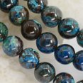 thumbnail image 2 of Angelstones Bracelet Extensible Unisexe en Perles Rondes de 6 mm avec Pierre Précieuse Chrysocolla Naturelle 6,5 Pouces, 2 of 2