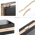 thumbnail image 3 of Women Clear Purse Acrylic Clear Clutch Bag, Shoulder Handbag With Removable Gold Chain Strap, 3 of 6