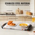 thumbnail image 4 of VEVOR Electric Warming Tray Buffet Food Warming w/ Temp Control Stainless Steel, 4 of 9