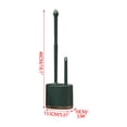 thumbnail image 3 of Disposable Toilet Brush Set with Built-In Cleaner Long Handle Wall Mounted Hygienic Sanitary Bathroom Cleaning Tool for Effortless Deep Cleaning Hzhnb | Plastic, Army Green, 3 of 8
