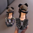 thumbnail image 2 of FhsagQ Bottes Enfants Bottes de Randonnée pour Enfants Taille 5 Grand Enfant Mode Été Chaussures de Danse pour Filles Chaussures de Performance de Robe de Princesse Ruban Perle Strass Nœud Plates Couleur Unie Bottes de Randonnée pour Enfants Taille 4.5 Noir 27, 2 of 6