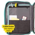 thumbnail image 2 of Five Star 1" Carry-All Zipper Binder, Cobalt/Black, 2 of 2