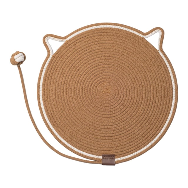 S SERENABLE Cat Scratcher Mat Furniture Protector Grinding Claws Wall Cat Scratching Pad Coffee