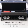 thumbnail image 4 of HOMCOM Banc Ottoman de Rangement 2 en 1 à Dessus Relevable Brun, 4 of 10