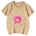 thumbnail image 4 of Tunique Chat et Enfants Imprimé Mignon Manches Courtes Col Rond T-Shirt, 4 of 4
