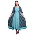 thumbnail image 1 of Bimba Printed Anarkali DressForWomen Long Flared Kurti Chic Style Ethnic Kurta, 1 of 6