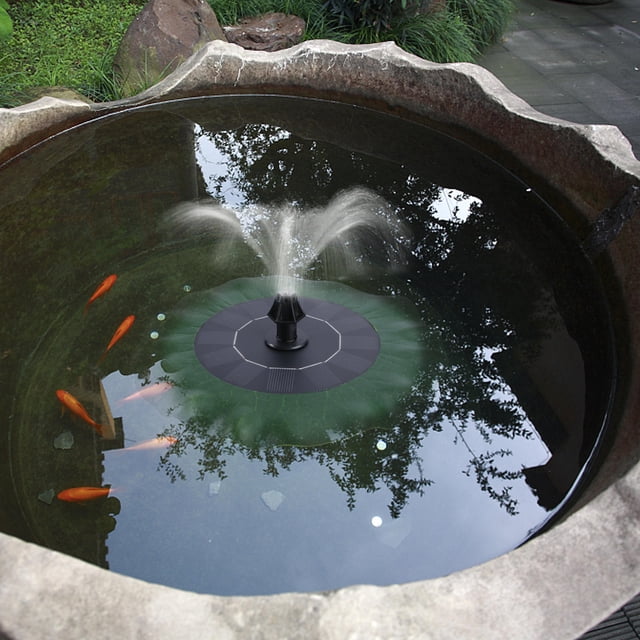 TABLZONE 1Pcs Solar Fountain Outdoor Water Circulation Floating Style 30 X 29.5 X 4.2 Garden