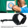 thumbnail image 3 of Compound Bow Release Aid , Adjustable Archery Compound Bow Release Wrist Strap Archery Release Aids Archery Accessories For Various Composite Bow Types Various D Rings, 3 of 8