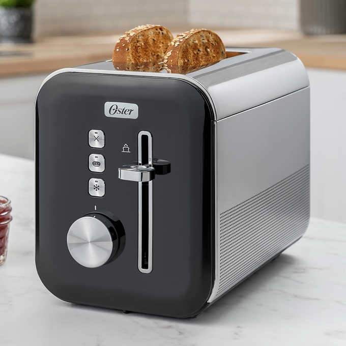 Oster Advance Toast Technology with Extra Wide Slots 2-Slice Toaster