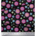 thumbnail image 3 of Soimoi Polyester Crepe Fabric Flower Artistic Printed Fabric 1 Yard 42 Inch Wide, 3 of 3