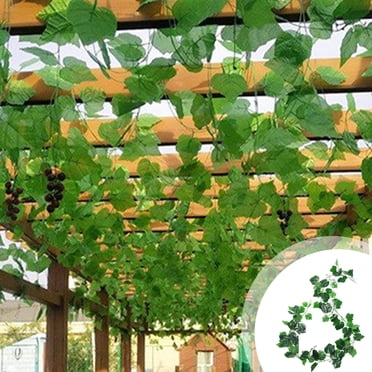 Feuilles de Simulation en Plastique Feuilles de Vigne Feuilles Vertes Déco Maison Déco Maison Déco des Fêtes Décoration de Jardin