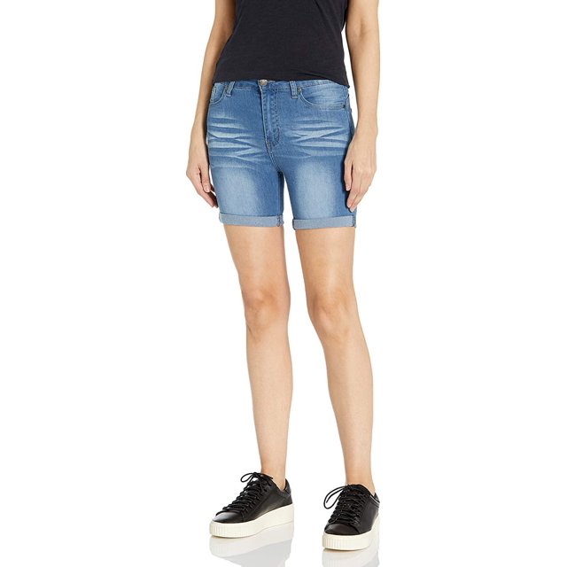 Shorts Denim Jeans Acid Washed Blue Active Wear for Summer Juniors Size 7