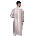 thumbnail image 4 of Atasi Kurta Décontractée Imprimée à Col Mandarin Chemise Ethnique Longue Kurta Asymétrique, 4 of 6