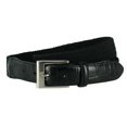 thumbnail image 1 of CTM® Ceinture Tressée Élastique Extensible avec Pattes d'Extrémité à Imprimé Croco (Hommes Grande Taille et Taille Forte), 1 of 2