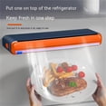 thumbnail image 4 of Distributeur Magnétique de Pellicule Plastique Rechargeable avec Coupeur, Plastique de Qualité Alimentaire, Polyvalent pour Pellicule Adhérente, Papier d'Aluminium, Papier Ciré, Coupeur Coulissant, Compatible Réfrigérateur, 12 x 2.4 x 2.2, 4 of 9