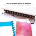 thumbnail image 2 of Mushroom Punching Tool, Mushroom Hole Puncher Hole Puncher, Multi-function Adjustable For A4/B5/A5/A7 Paper Newspapers, 2 of 8