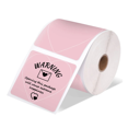 thumbnail image 1 of Expédition Étiquette Imprimante Autocollant d'Étiquette Étiquette Ronde Étiquette Carrée Étiquette Bricolage Logo Design Petite Entreprise 3X3 500 Pcs Rose, 1 of 6