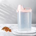 thumbnail image 4 of Milaget Barrel Grain Storage Damp Sealed Box Food Storage Bucket with Measuring pink large, 4 of 8