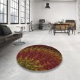 thumbnail image 4 of Ahgly Company Tapis d'Intérieur Lavable en Machine Carré Acajou Brun, 3 Pieds Carré, 4 of 7