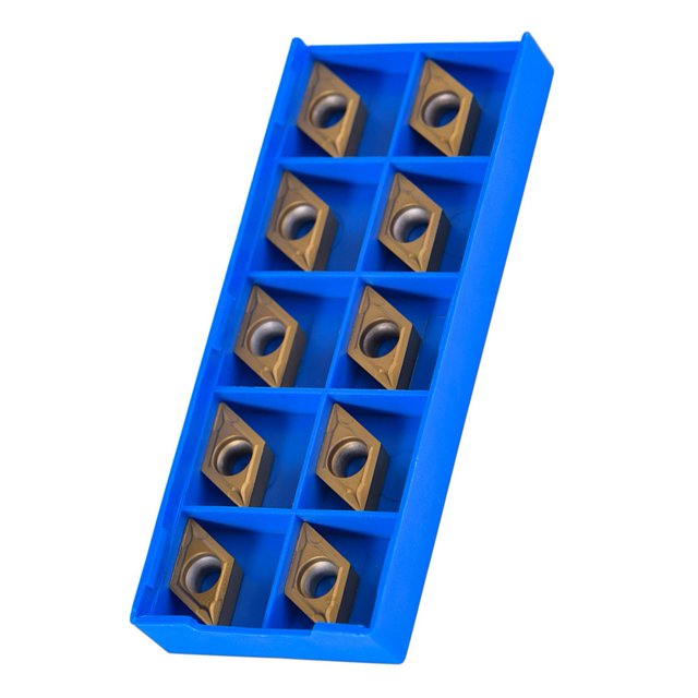 Stabilité Chimique CNC Inserts Carbure Inserts 10 Pcs Traitement Acier Inoxydable pour Pièces en Acier