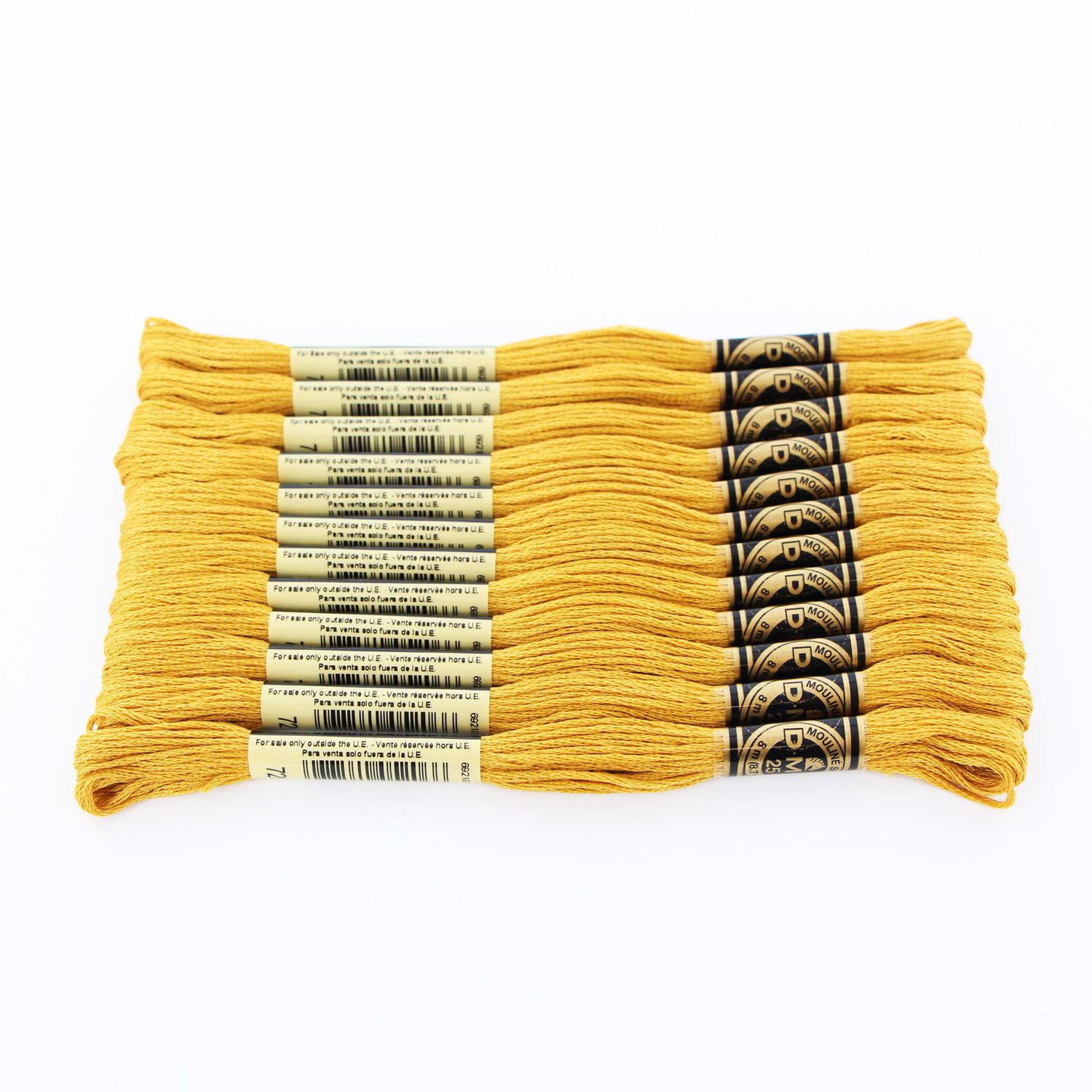 DMC fil à broder en coton 8 m (8.7 yd), 729 Medium Old or