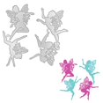 thumbnail image 4 of Scrapbook DIY Photo Album Embossing Precise Scrapbook Etching Mold Carbon Steel Knife Mold Sturdy Cutter Mold with Hollow Dancing Angel Print for Photo Album Frame, 4 of 9