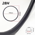 thumbnail image 1 of Splihome 20 inch Mountain Bike Wheel Rim 24/28/32/36 Hole Double Disc Wheel Rim 28 holes B, 1 of 9