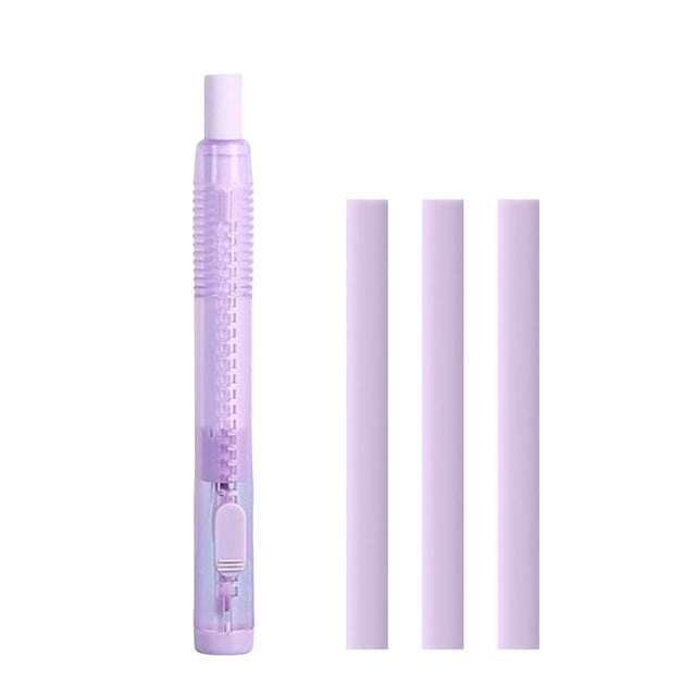 Pen Category Eraser Set — Mechanical Shape Eraser Retractable Stationery Tool for Writing and Art