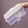 thumbnail image 1 of HAOAN Waterproof Lunch Box with Compartment Plastic Lunch Box Microwave Sealed s School Lunch Plate Kitchen Food Storage Container Closure Bags & lids & Boxes Extra&nbsp;Savings, 1 of 8