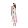 thumbnail image 4 of Robe Maxi à Imprimé Floral Hawaïen pour Femmes L Vigne Hibiscus Rose, 4 of 5