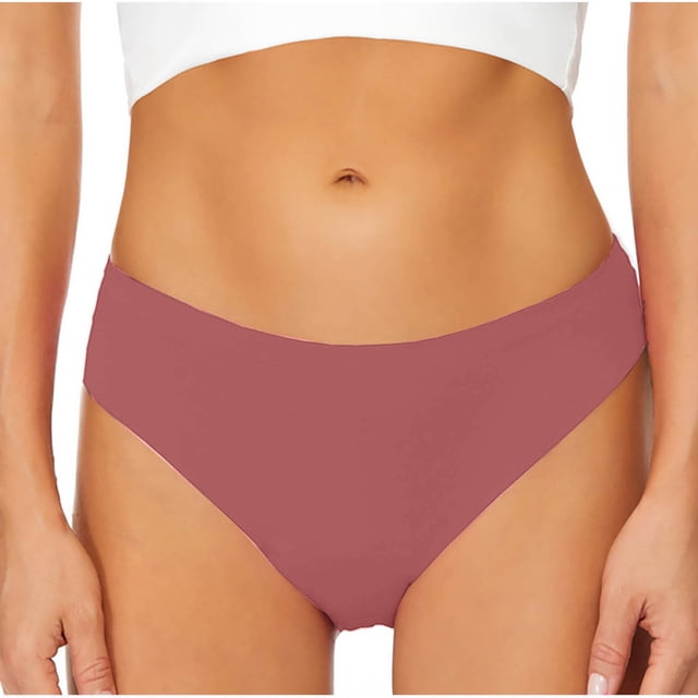 Plebaso Culottes Sans Coutures pour Femmes, Taille Basse, Tangas, Bikini, Culottes Invisibles (Tailles Régulières et Plus)