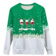 thumbnail image 5 of Awdenio Women Round Neck Christmas Long Sleeves Tops Blouse Pullover Sweatshirt, 5 of 5