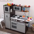 thumbnail image 1 of Uptown Espresso Play Kitchen with 30-Piece Play Food, 1 of 8