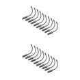 thumbnail image 2 of maskred 10 Pieces Bike V Brake Noodles Wear-resistant Friction Reducing Insulated Cable Guide Pipe Cycling Front Rear Type 3 2Set, 2 of 6
