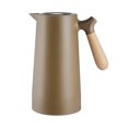 thumbnail image 1 of DOLITY Delicacy Kitchen 1000ML Wood Handle Thermal Insulation Kettle Household Thermal Brown, 1 of 9