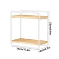 thumbnail image 3 of EGNMCR Closet Organizers and Storage, Organization and Storage Cup Wall Mounted No Punch Storage Rack Sundry Storage Cabinet Wall Shelves Bathroom Wall Mounted Storage Racks Iron Wall Mounted Shelf, 3 of 6