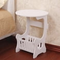 thumbnail image 4 of Tyidzon Side Table, Small Round End Table, Bedside Table for Living Room, Bedroom, Office, Bathroom, Classic White, 4 of 6