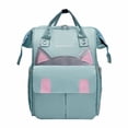 thumbnail image 1 of RKSTN The Backpack Mommy Bag Backpack Multifunctional Large-Capacity Double-Shoulder Maternal and Child Bag Kitten Light Green Travel Essentials, 1 of 1