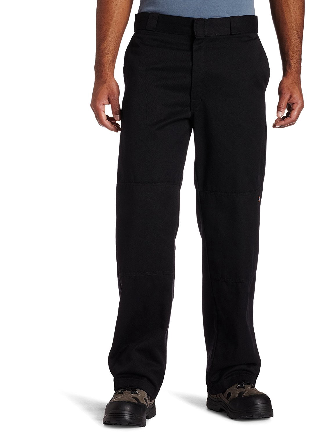 Dickies Mens Loose Fit Double-Knee Work Pant, 56W x 30L, Black