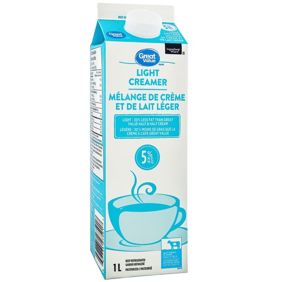 Great Value 5% Light Creamer