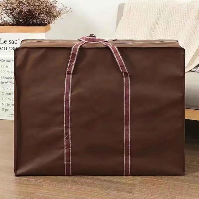 Large Storage Bag, Luggage Bag for Moving, Home Packing Organizer, Dormitory Storage, Extra Large Capacity, Durable Non-Woven Fabric, Easy Carry Handle