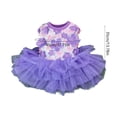 thumbnail image 3 of Dvruxg Spring Summer Princess Pet Dress for Rabbits Dog Cat Cute Bunny Decor Dress Skirt Pet Costumes Apparel(Purple), 3 of 5