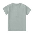 thumbnail image 4 of Birdeem Haut à Manches Courtes pour Enfants Garçons Filles Mode Confortable Couleur Unie Bouton Col Rond, 4 of 12